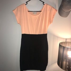 Coral & black Charlotte Russe Dress
